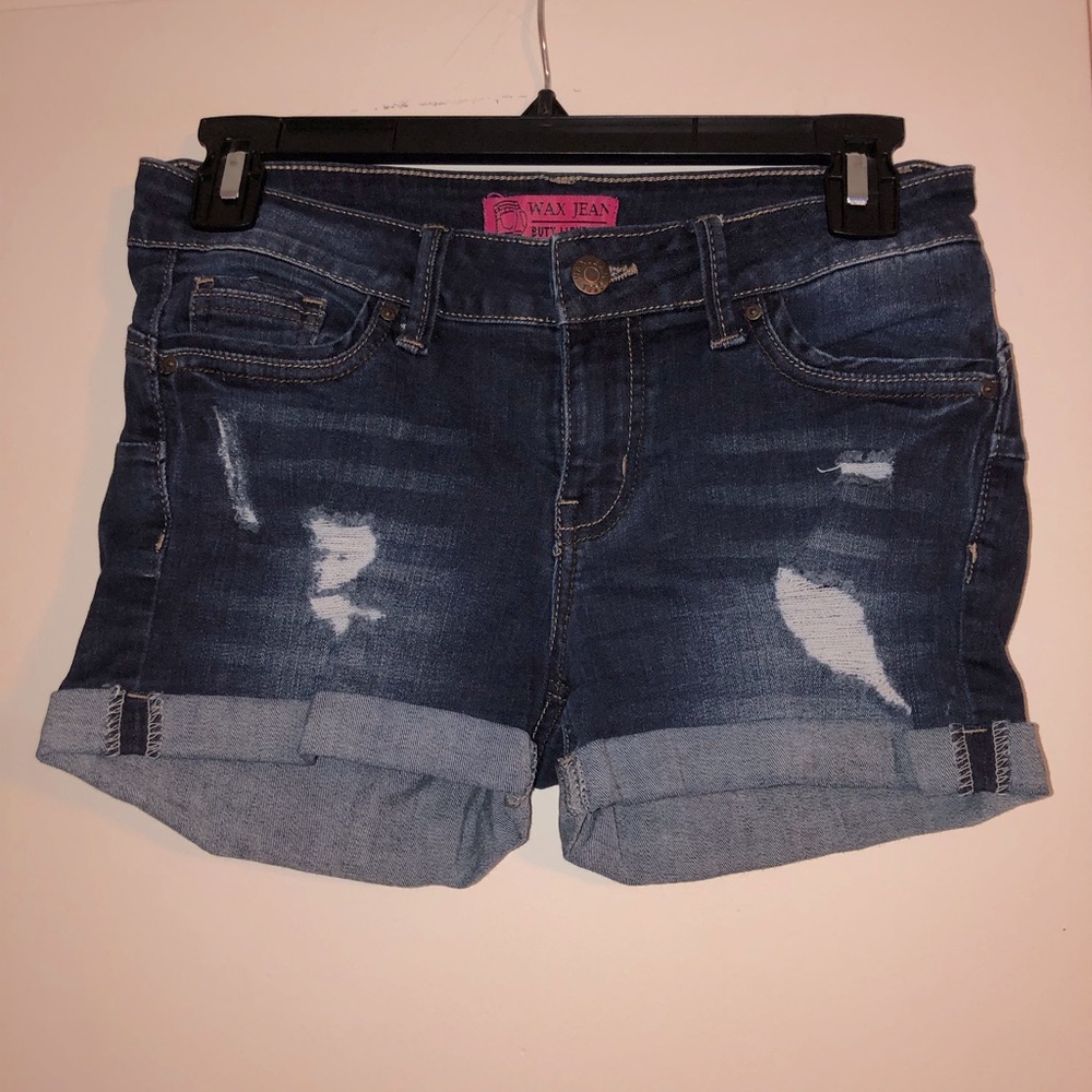 Wax Jean “Butt I Love You” Jean shorts